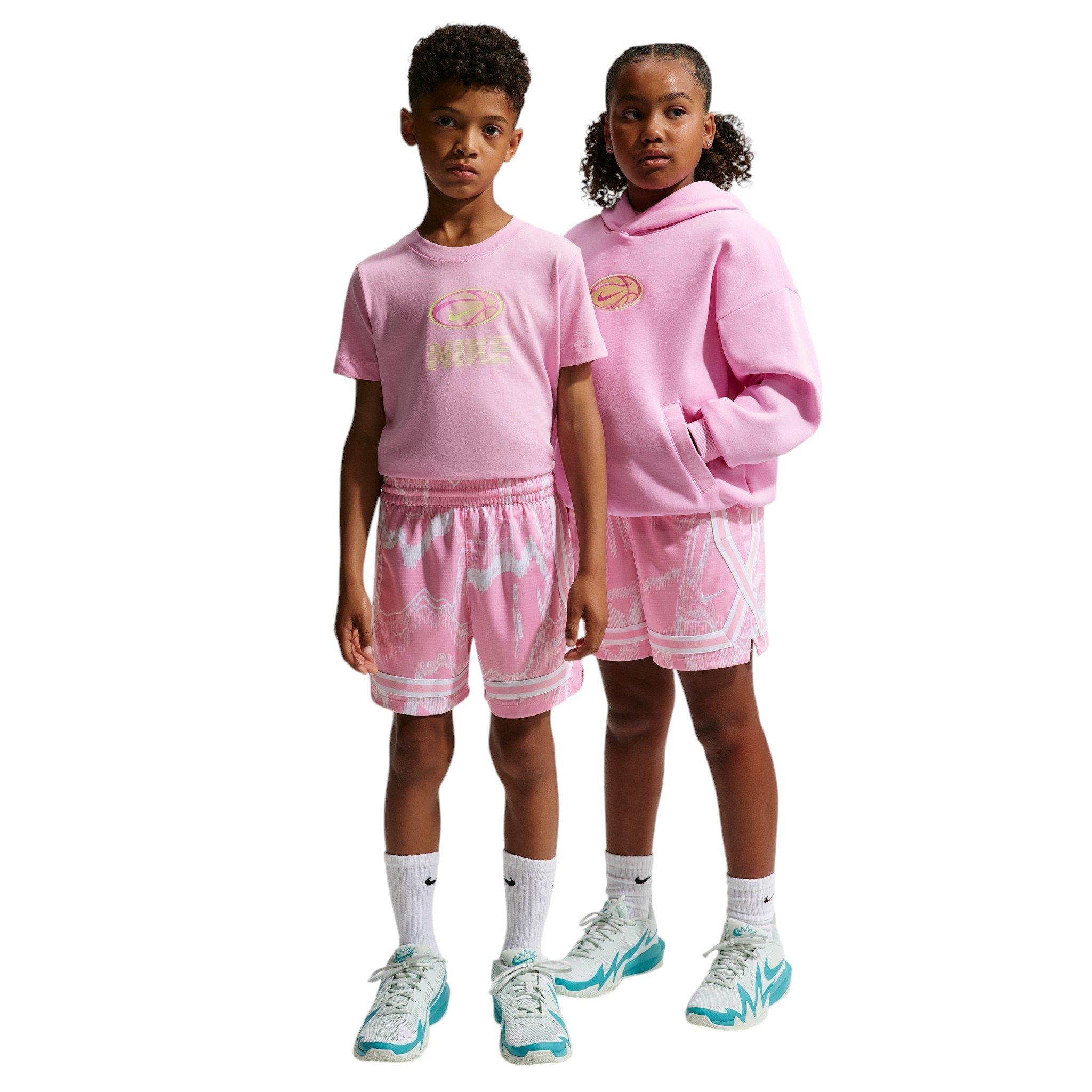 Nike Big Kids' Crossover Dri-FIT Basketball Shorts - Pink - PINK